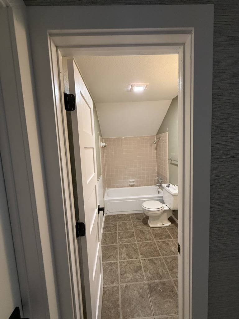 Tub-to-Shower Bathroom Remodel — Bathroom Remodel in DFW, TX — before photo